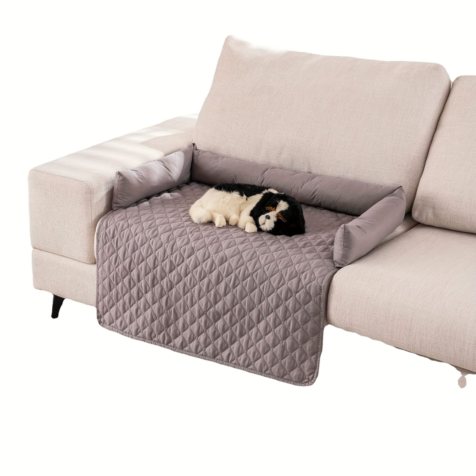 Anti-dirty Waterproof Pet Pad Ultrasonic Cotton Dog Car Pad Car Back Seat Pet Pad Dog Bed Cover For Couch Sofa, Furniture Cover For Dogs And Cats