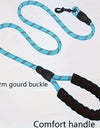 Reflective Dog Leash With Comfortable Padded Handle - Double Heavy Duty Traction Rope For Strong Dogs - Enhance Safety And Control On Walks