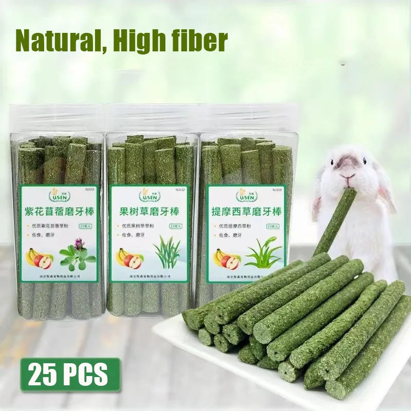 Pets Chewing Toys Carrot Timothy Hay Molar Sticks for Rabbits Guinea Pig Hamsters Chinchilla Bunny Chew Toys Teeth Treats