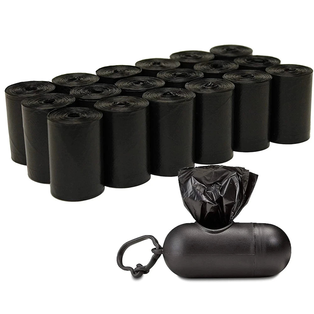 Pet Dog Poop Bags Dispenser Collector Garbage Bag Puppy Cat Pooper Scooper Bag Small Rolls Outdoor Clean Pets Supplies