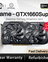 SHELI 51RISC GTX1660Super 6GB Gaming Video Card GTX1660 6GB Graphics Cards GPU Desktop Computer Gaming 1660Ti 6G placa de video