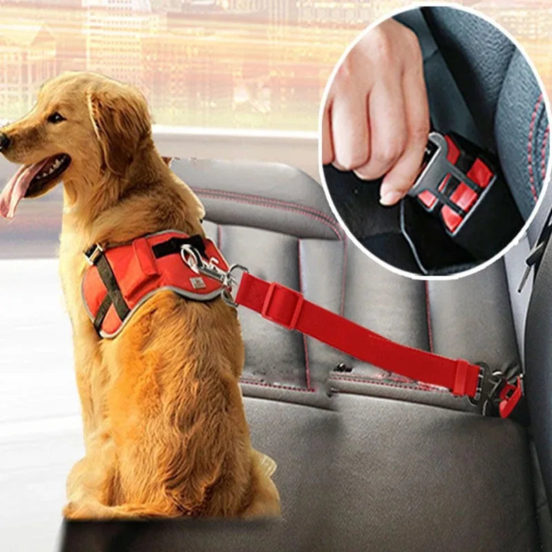 Pet Car Seat Belt Car Retractable Leash Dog Harness Dog Leash Dog Supplies Collar Accessories Pets Dogs Best Selling Products