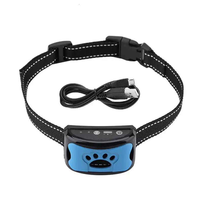 Pet Dog Barking Control Device Rechargeable Waterproof Anti-Barking Training Collar Barking Detection Pets Trainings Tools