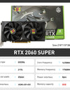SJS GeForce RTX2060 Super RTX 2060 S 8GB 12NM GDDR6 Video Card RTX 2060 Super Graphics Cards Gaming NVIDIA GPU placa de video